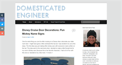 Desktop Screenshot of domesticated-engineer.com